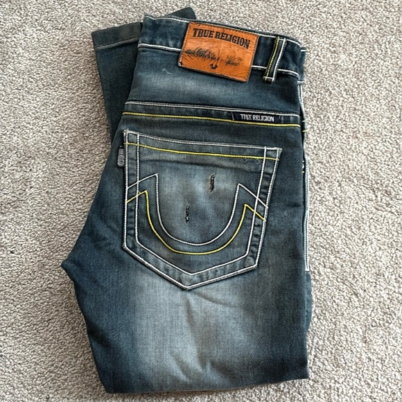 True Religion Men's Blue Jeans Sz 28 - Picture 16 of 17